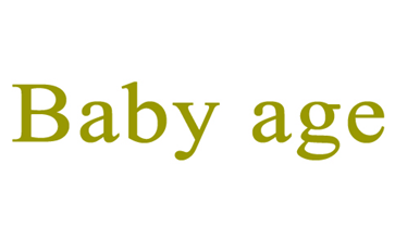 Baby age